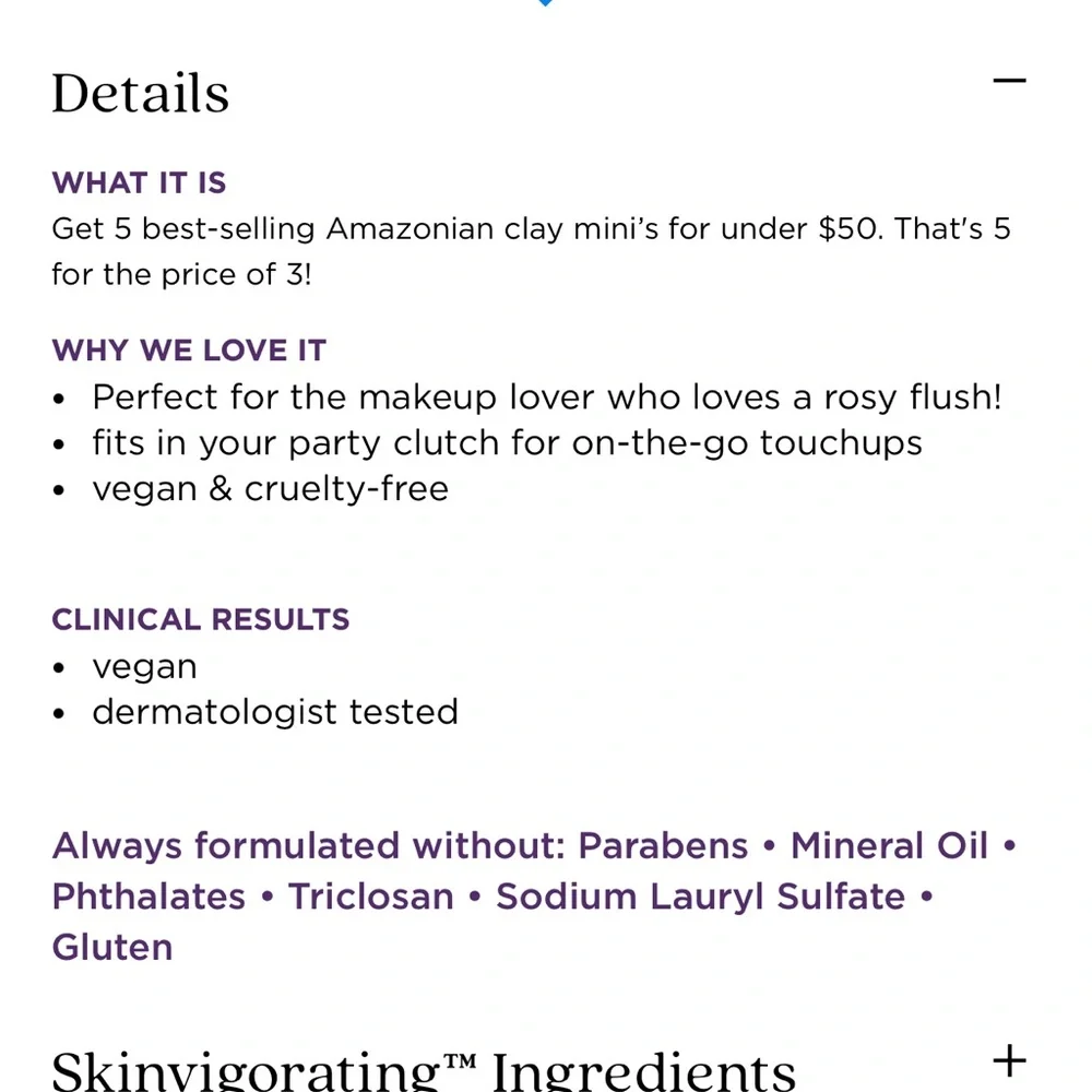 Tarte ‘Stay Golden’ Amazonian Clay Cheek Set